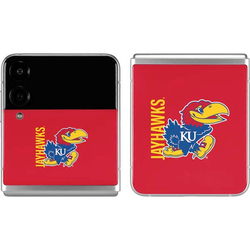 University of Kansas Jayhawks KU Galaxy Z Flip4 5G Skin